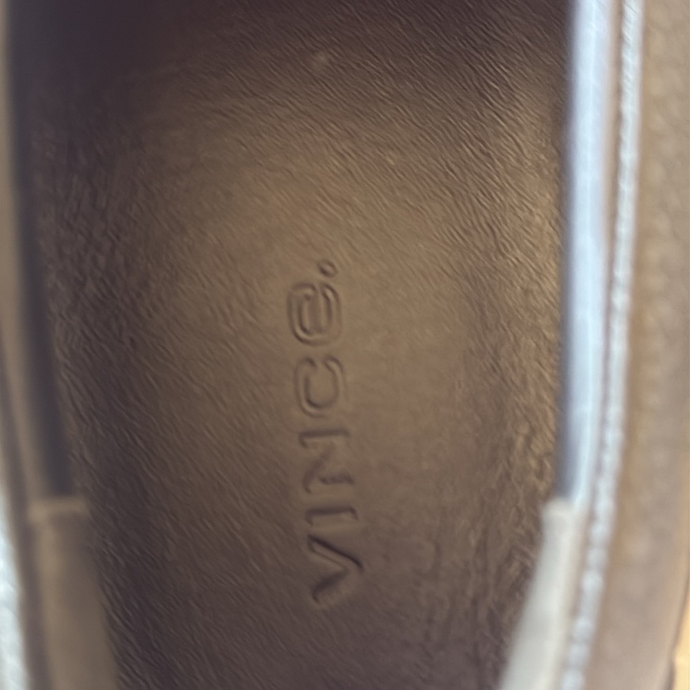 NEW NIB Vince Men’s Fairfax Black Leather Slip On Shoes Leather US 9 - Picture 10 of 12